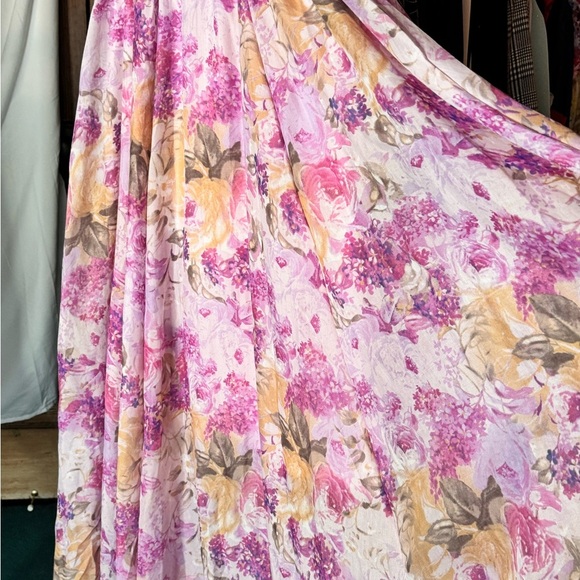 NWT Multi Floral Maxi Skirt Pink Purple – Size M - Picture 4 of 7